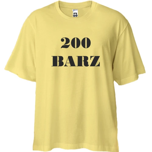 Футболка двонитка Oversize Гуф 200 рядків