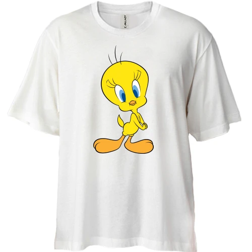 Футболка двонитка Oversize Tweety