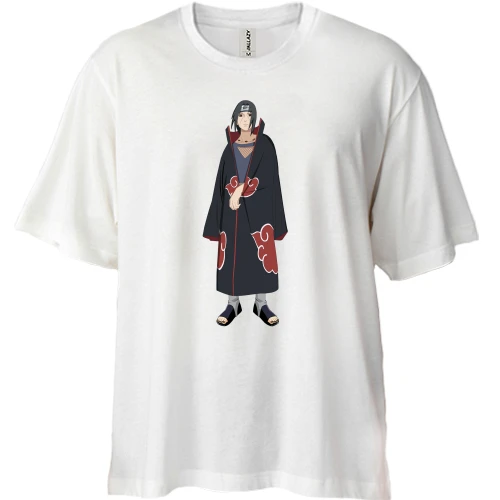 Футболка двонитка Oversize Uchiha Itachi
