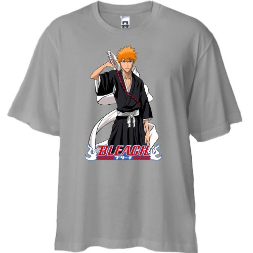 Футболка двунитка Oversize Bleach - Ичиго Куросаки