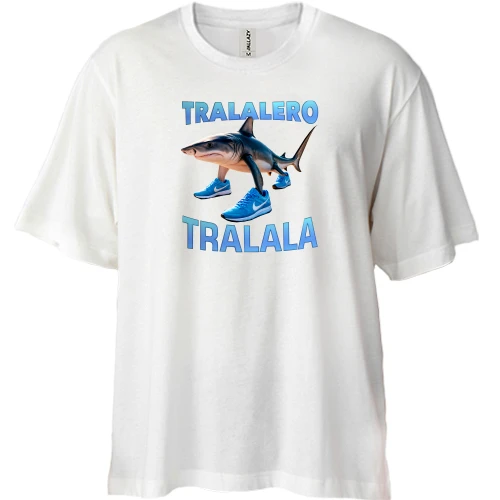 Футболка двунитка Oversize, Белый, Tralaleo Tralala (2)
