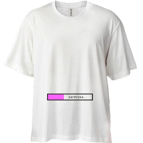 Футболка двунитка Oversize Загрузка...