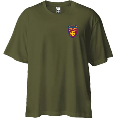 Футболка двонитка Oversize, Хакі, 115 ОМБр
