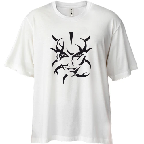 Футболка двунитка Oversize, Синий, Face