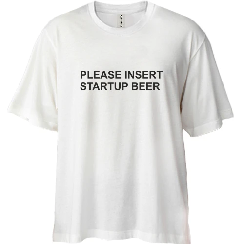 Футболка двунитка Oversize Insert Beer
