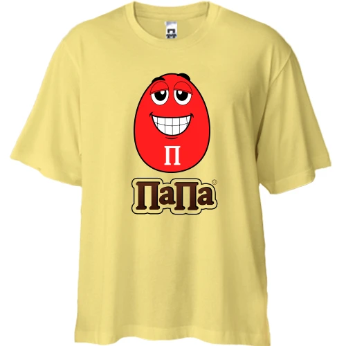Футболка двонитка Oversize M&M’s (Тато)