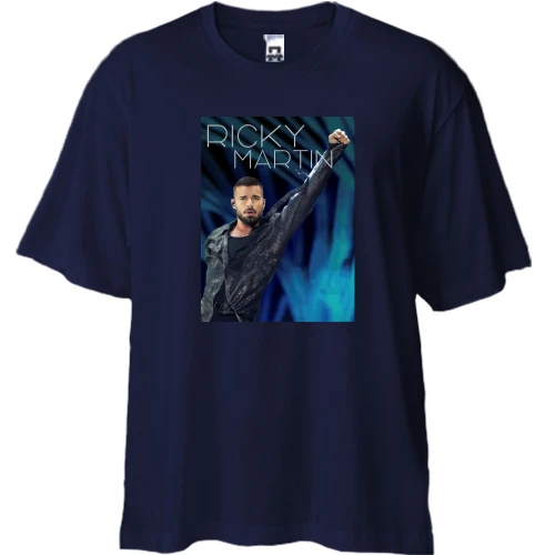 Футболка двунитка Oversize Ricky Martin Live