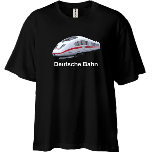 Футболка двунитка Oversize Deutsche Bahn
