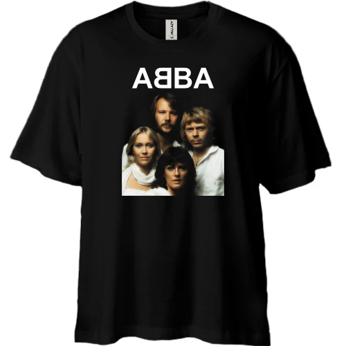 Футболка двунитка Oversize ABBA