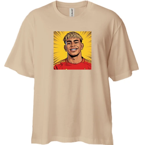 Футболка двунитка Oversize Ламин Ямаль