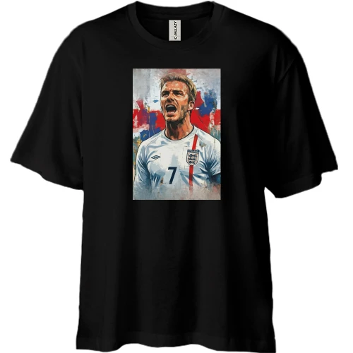 Футболка двунитка Oversize David Beckham