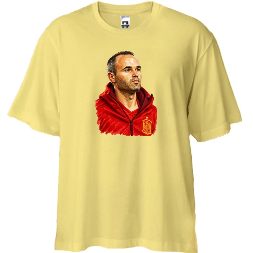 Футболка двунитка Oversize Andrés Iniesta