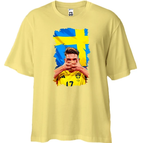 Футболка двонитка Oversize Viktor Gyökeres