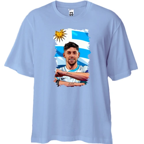 Футболка двунитка Oversize Federico Valverde