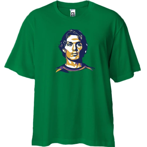 Футболка двунитка Oversize, Зеленый, Paolo Maldini