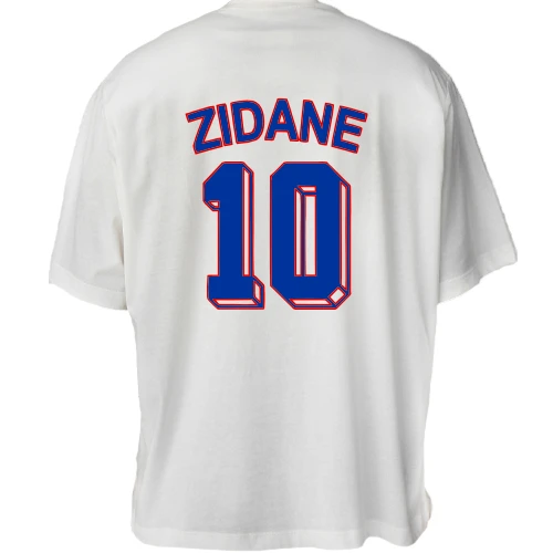 Футболка двонитка Oversize Zinédine Zidane