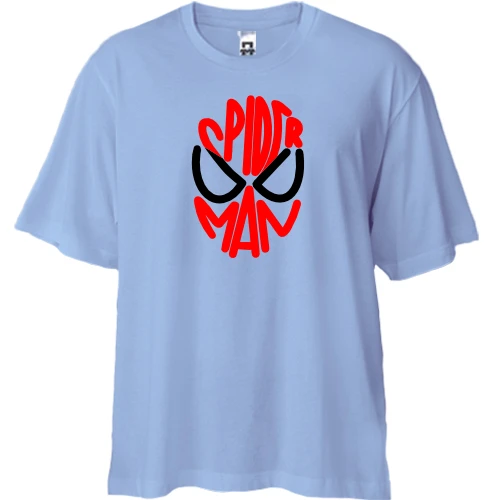 Футболка двунитка Oversize Маска Spider-Man (2)