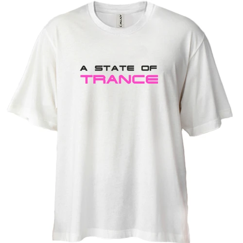 Футболка двонитка Oversize A state of trance (3)