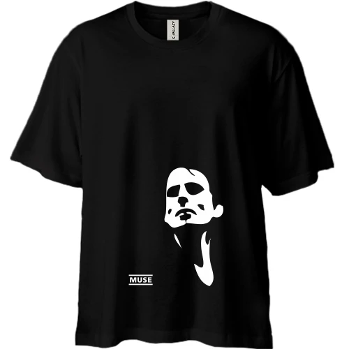 Футболка двунитка Oversize Muse (силуэт)