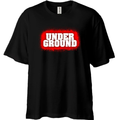 Футболка двунитка Oversize Underground
