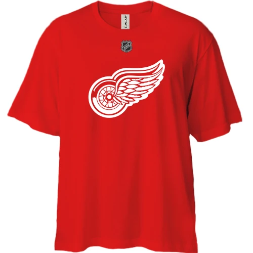 Футболка двунитка Oversize Detroit Red Wings 2