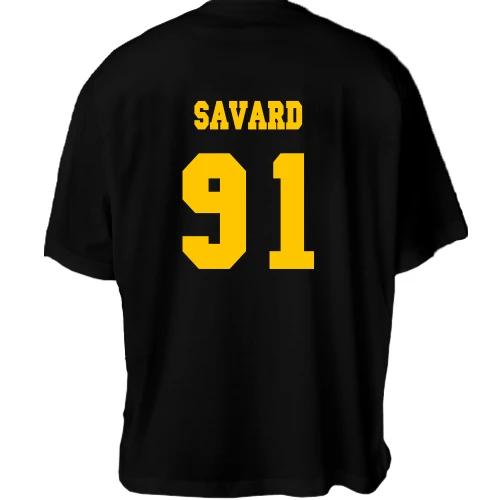 Футболка двунитка Oversize, Черный, Marc Savard