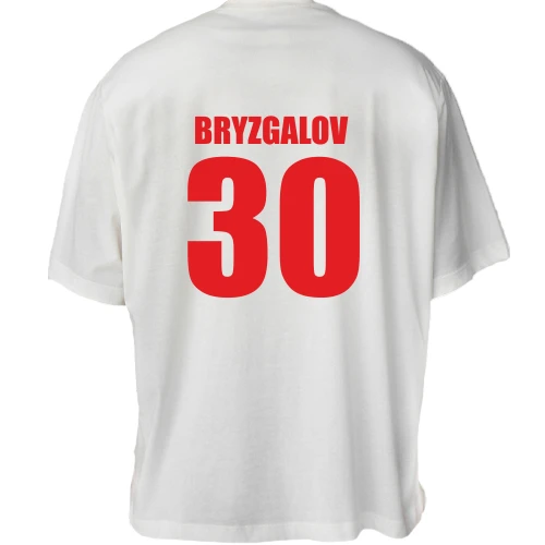 Футболка двунитка Oversize, Белый, Ilya Bryzgalov