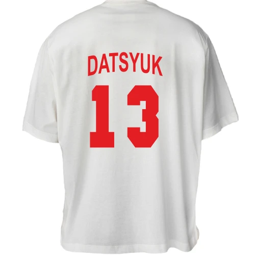 Футболка двунитка Oversize, Белый, Pavel Datsyuk
