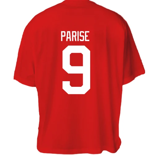 Футболка двонитка Oversize, Червоний, Zach Parise