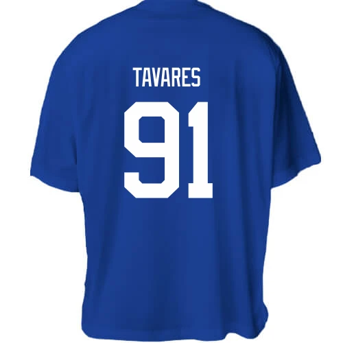 Футболка двунитка Oversize, Синий, John Tavares