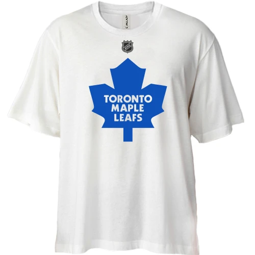 Футболка двунитка Oversize Toronto Maple Leafs
