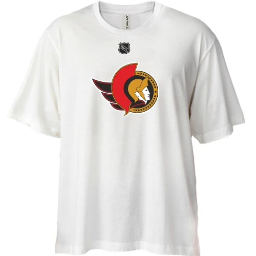 Футболка двунитка Oversize Ottawa Senators 2
