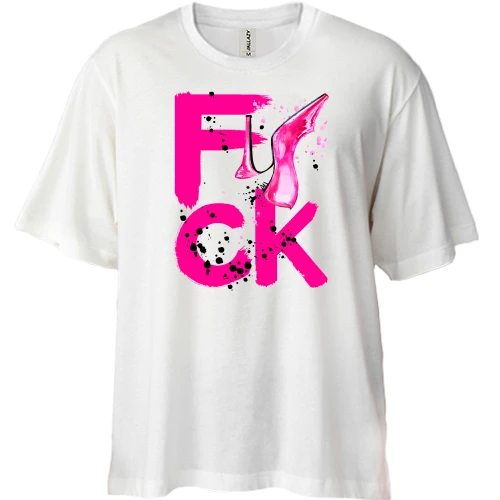 Футболка двунитка Oversize F_ck Fashion