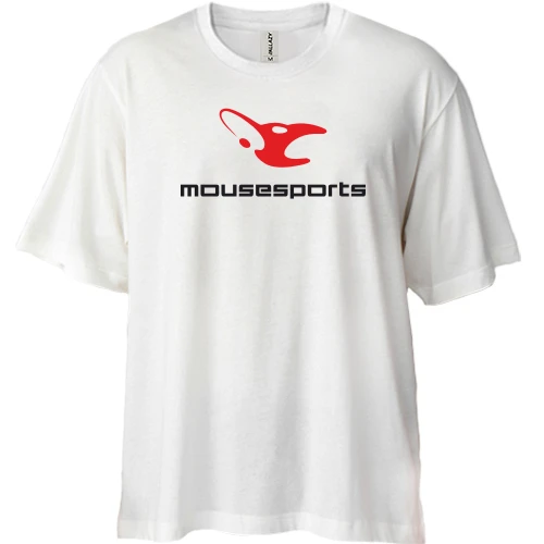 Футболка двунитка Oversize Mousesports