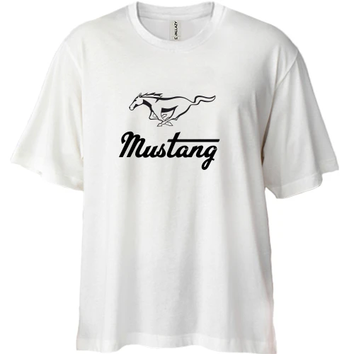 Футболка двонитка Oversize Mustang