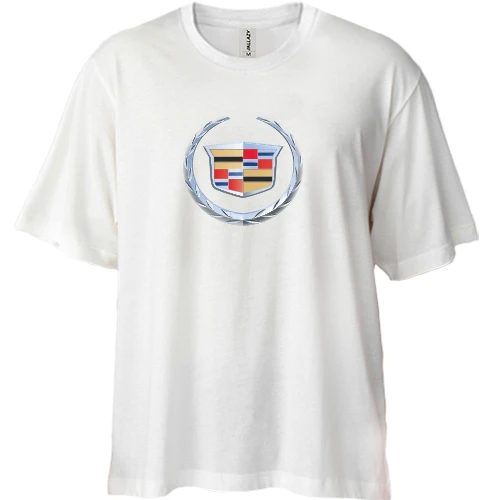 Футболка двунитка Oversize Cadillac