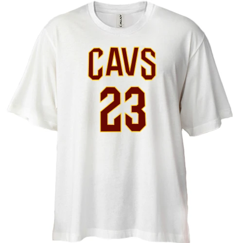 Футболка двунитка Oversize Cleveland Cavaliers LeBron James