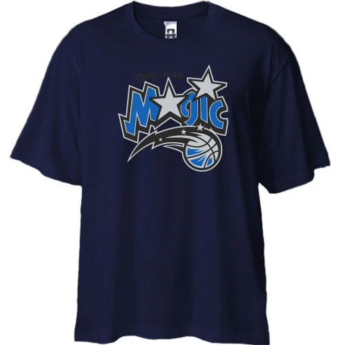 Футболка двунитка Oversize, Синий, Orlando Magic