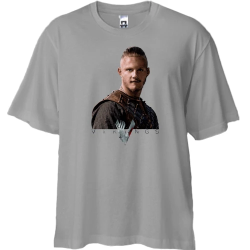 Футболка двунитка Oversize Бьёрн Железнобокий (Викинги)