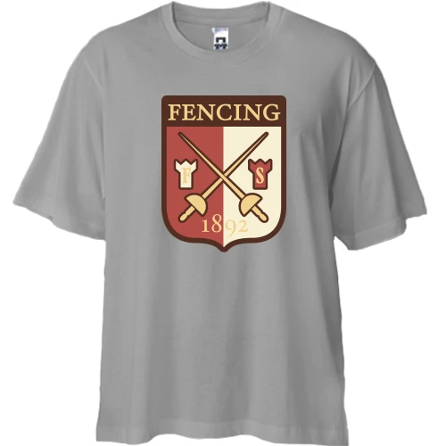 Футболка двонитка Oversize Fencing