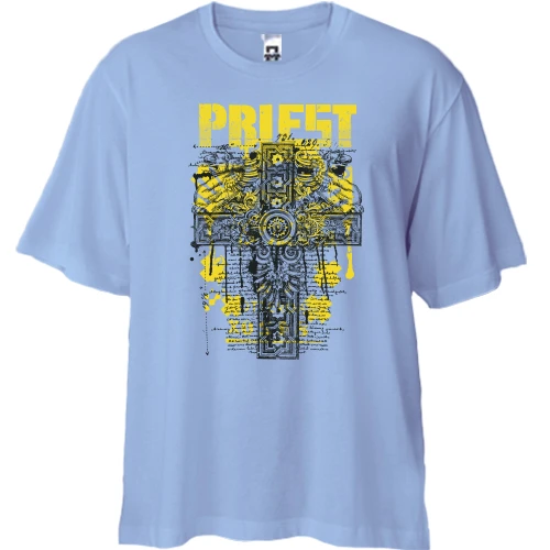 Футболка двунитка Oversize Priest