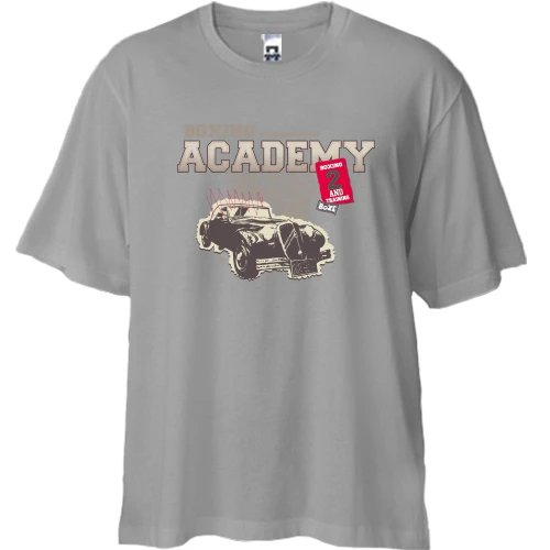 Футболка двонитка Oversize Boxing academy car