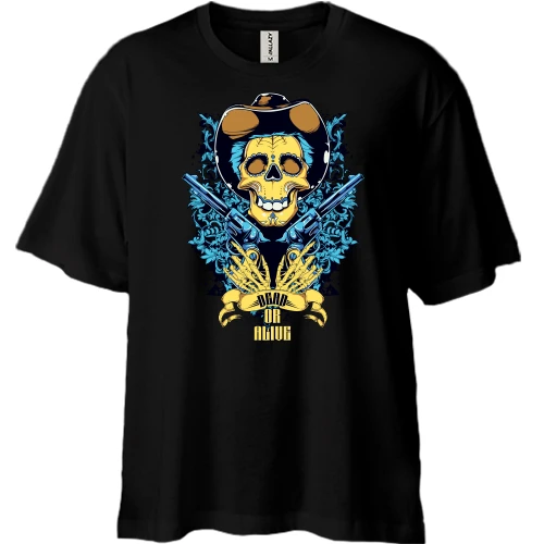 Футболка двонитка Oversize dead or alive