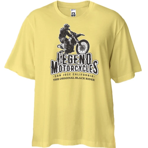 Футболка двонитка Oversize legend motorcycles
