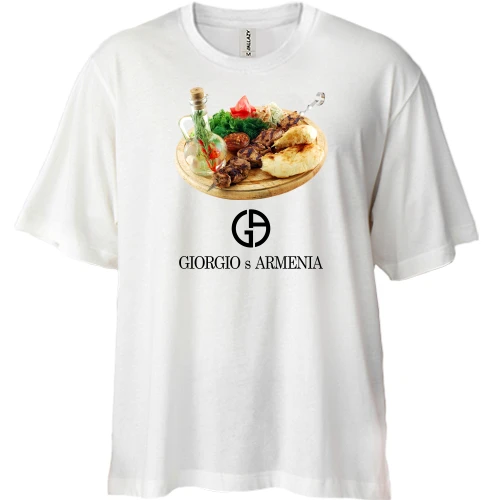 Футболка двонитка Oversize Giorgio s Armenia