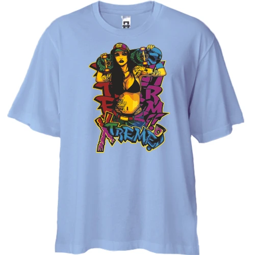 Футболка двунитка Oversize x-treme