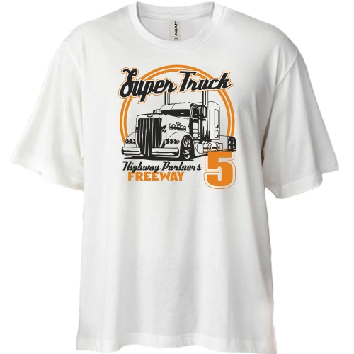 Футболка двонитка Oversize super truck