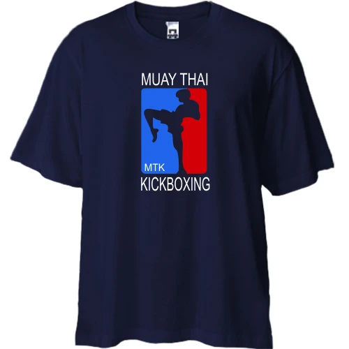 Футболка двунитка Oversize Muay Thai Kickboxing