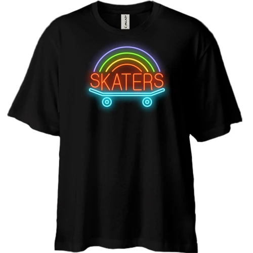 Футболка двунитка Oversize skaters