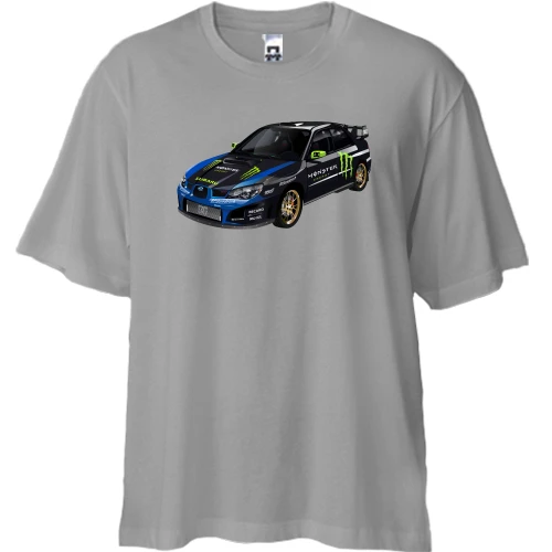 Футболка двонитка Oversize subaru car